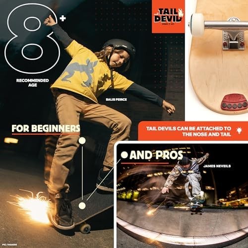 Skateboard Spark Plate Tail Devil Attachment