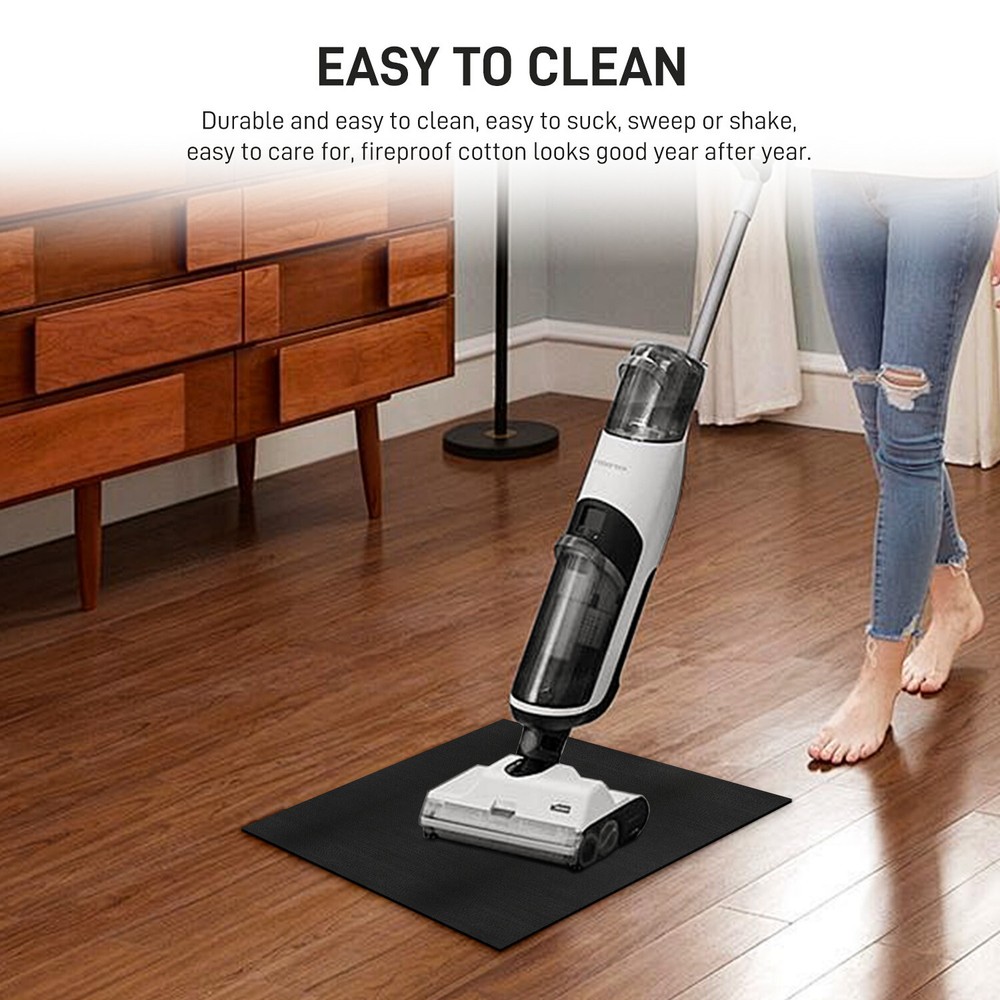 Under Grill Mats Foldable Fireproof Deck Patio Protector Mat High-temperature Re