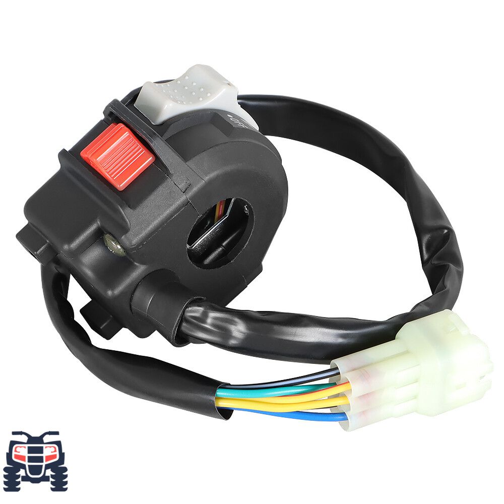 Left Handlebar Switch Stop Kill Button Headlight for Yamaha Banshee 350 YFZ350