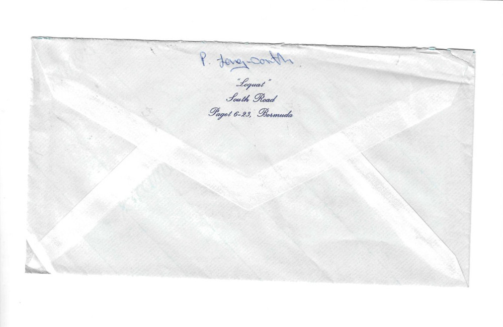 BERMUDA 1980 Cover sent from Hamilton to U.S.