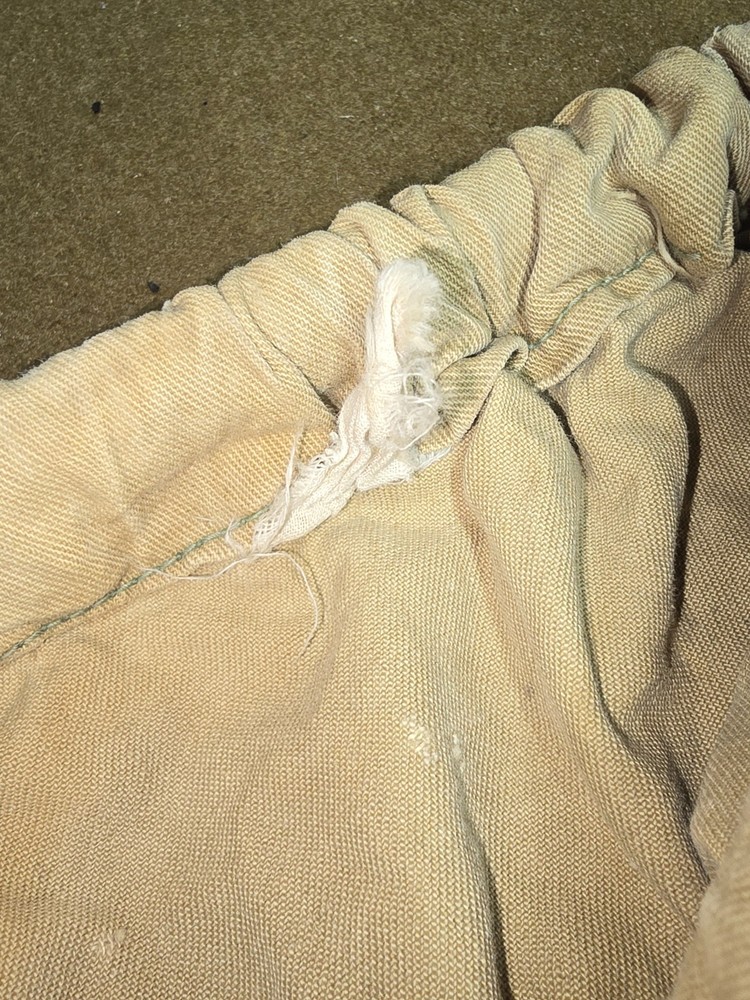 WWII US Army Khaki Drawstring Laundry Bag Marked C 3100