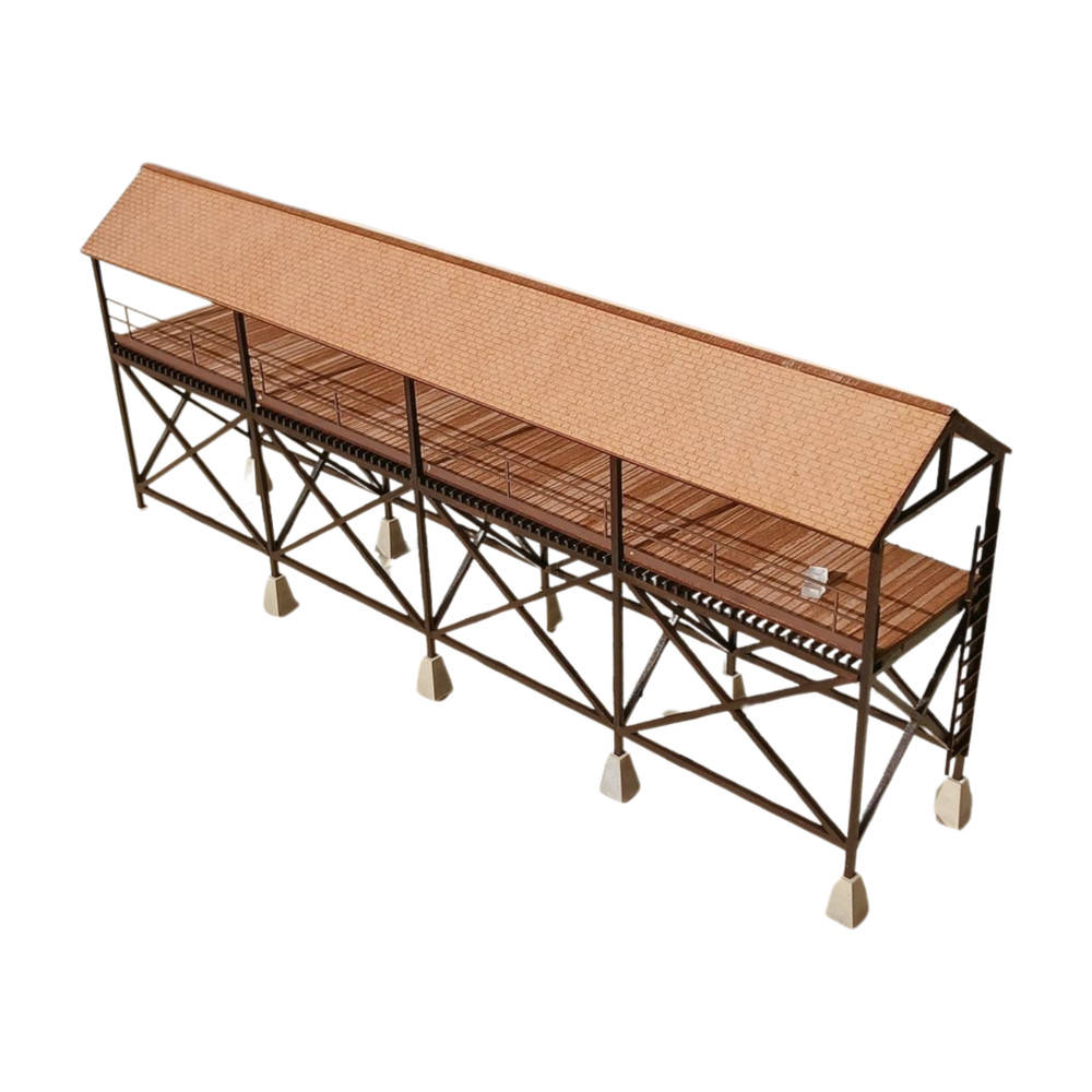 O Scale 17" Icing Platform Extension Kit – 1:48 Wood Structure Kit