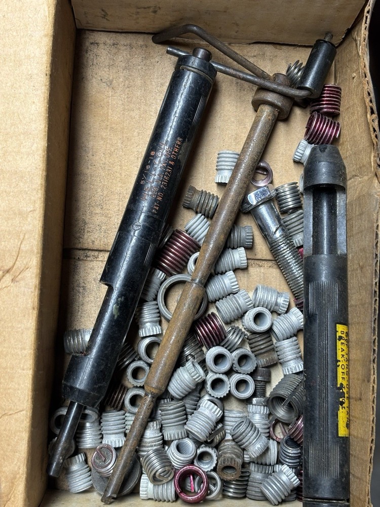 Vintage Heli-coil Tools With Coils Lot