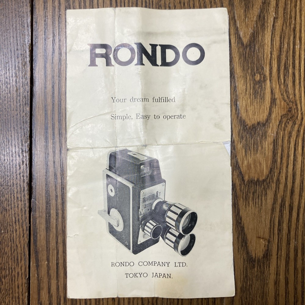 Rondo Traveler-8T Paperwork Instructions