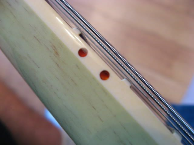 PREMIUM TORTOISE SHELL SIDE DOT FINGERBOARD MARKERS - 3/32" CELLULOID NITRATE