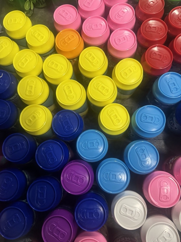 8 Pack Mylar Set w Display Box Assorted Designs Plastic Storage Containers+Lids