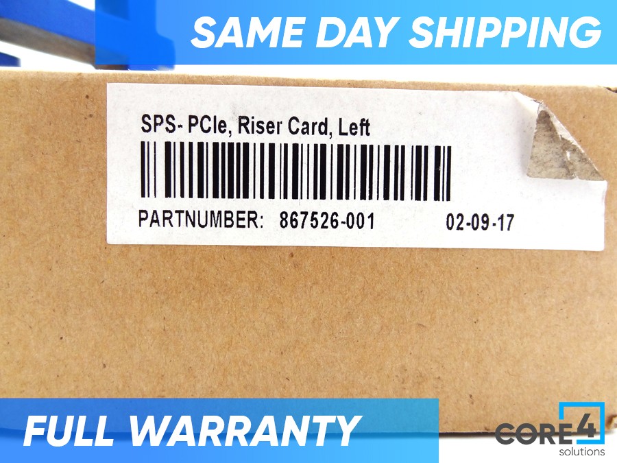 HP 867526-001 PCIE, RISER CARD, LEFT - 855409-001