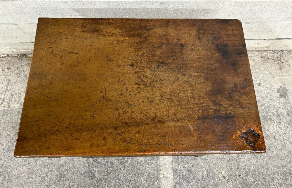 Antique Rustic Spanish Colonial Farm Table Library Table Work Table