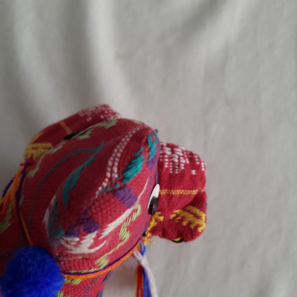 AZTECH PRINT MULTICOLOR Elephant Plush Handmade PINCUSHION