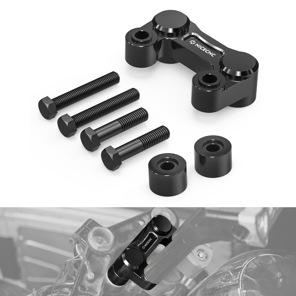 Anodized Handlebar Riser Pull Back Plate For Harley Road Glide EFI FLTRI FLTRX
