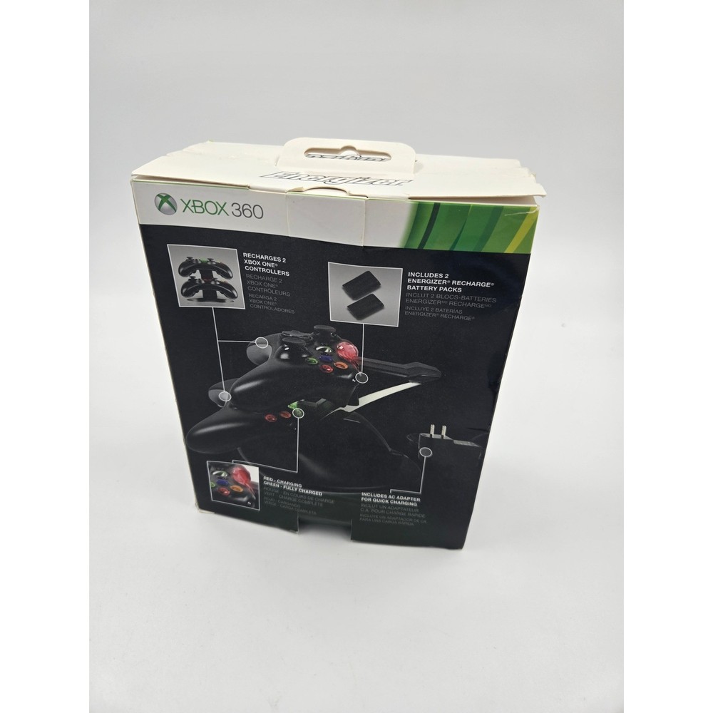 Energizer Power & Play Xbox 360 Controller Charge System Dual Dock PL-7501