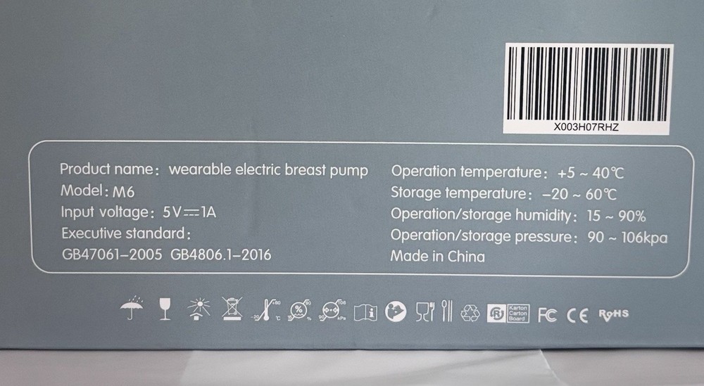Breast Pumps Hands free Mcadero M6