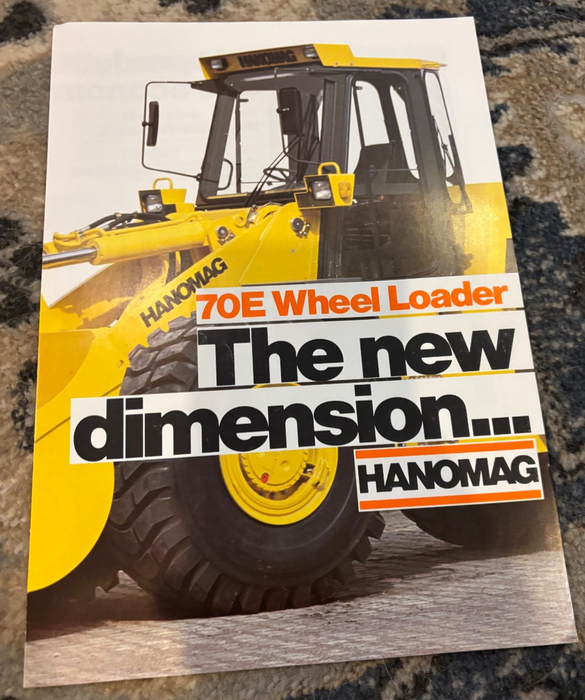 Hanomag 70E Wheel Loader Brochure AMIL25