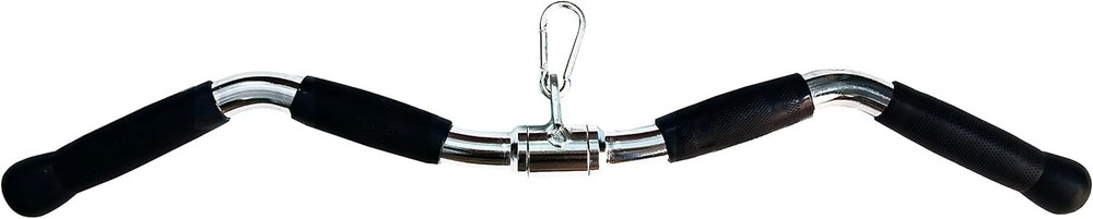 29" Lat Pull Down Bar For Cable Machines w/Rubber Grips