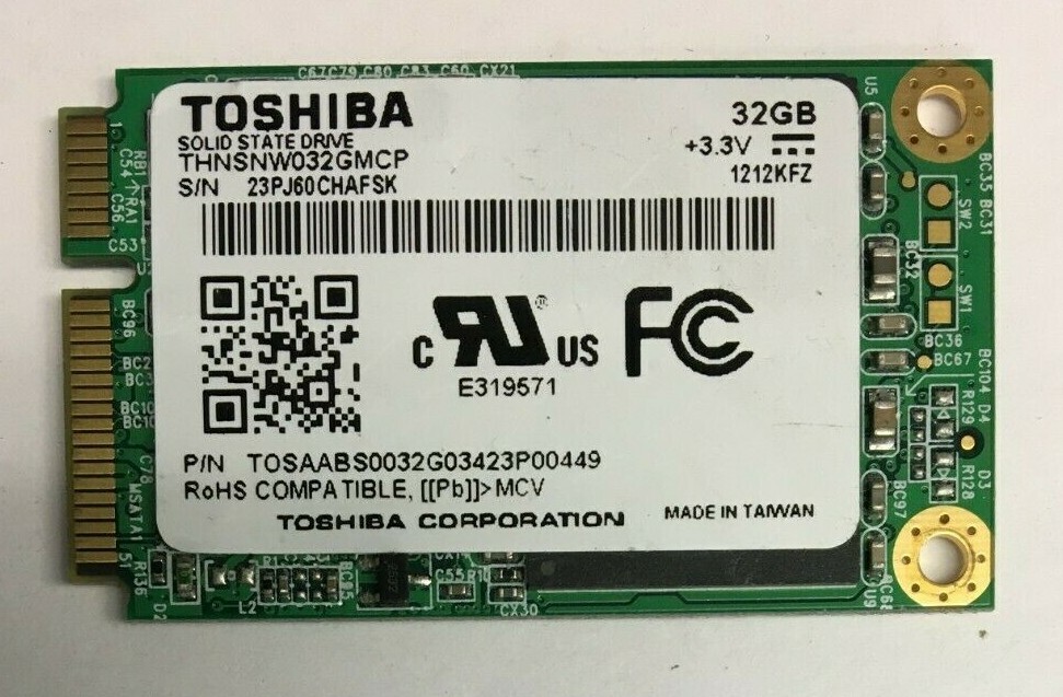 32GB mSATA SSD mixed brands