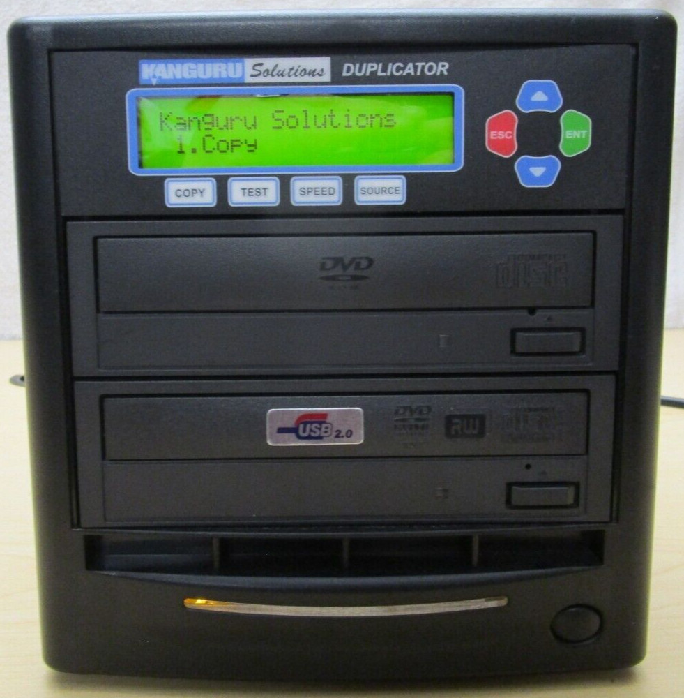 KANGURU 1-1 DVD DUPLICATOR SUP W/USB SATA U2-DVDDUPE-S1 FULLY TESTED