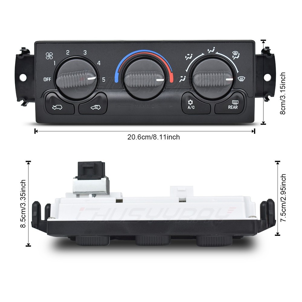 A/C Heater Climate Control Module Panel Switch For 99-02 GMC Sierra 1500 2500 35