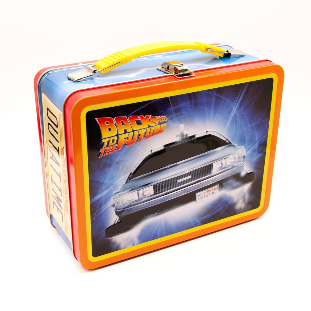 AQUARIUS Back to The Future Gen 2 Tin Storage Box with Handle - Licensed Gift