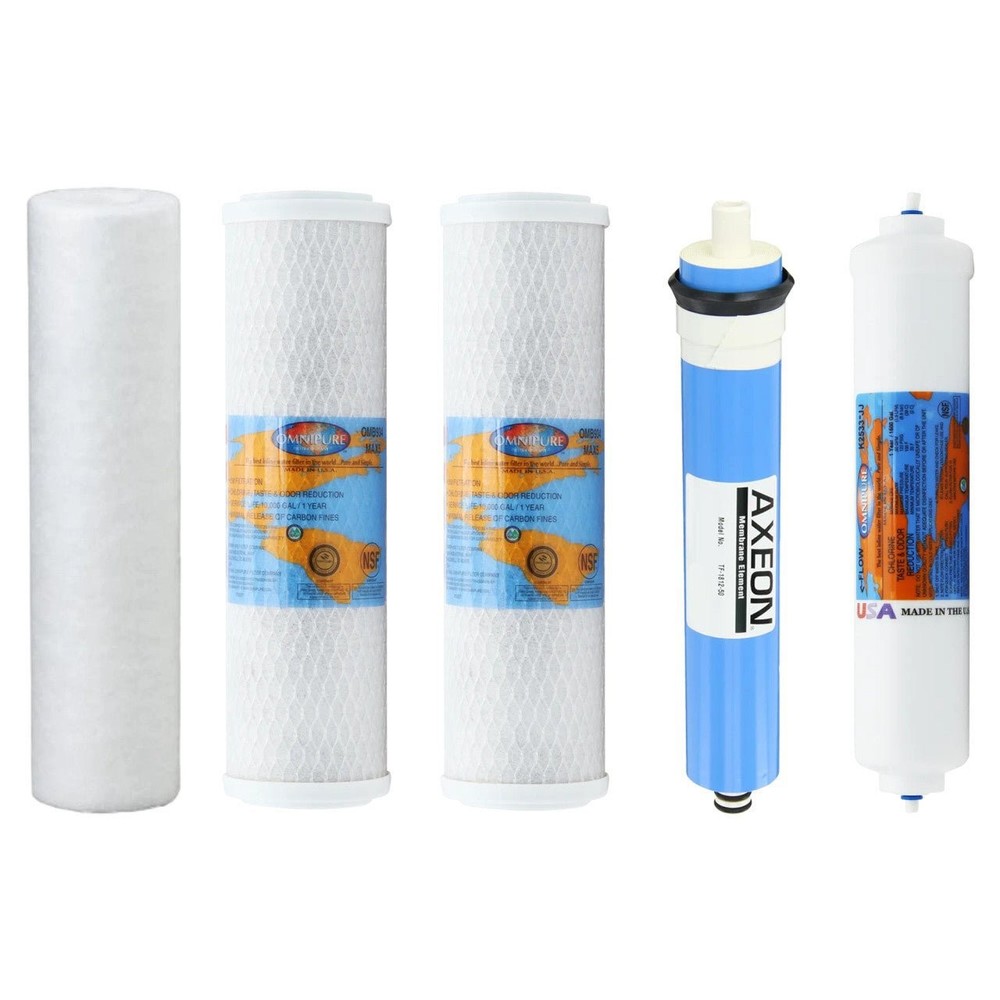 PureValue 5EZ50 RO Filter Replacement Kit with RO Membrane