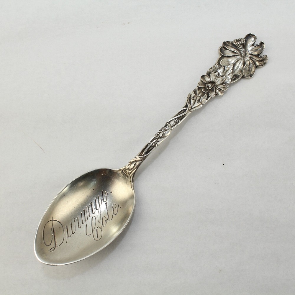 Durango Colorado Sterling Silver Souvenir Spoon.