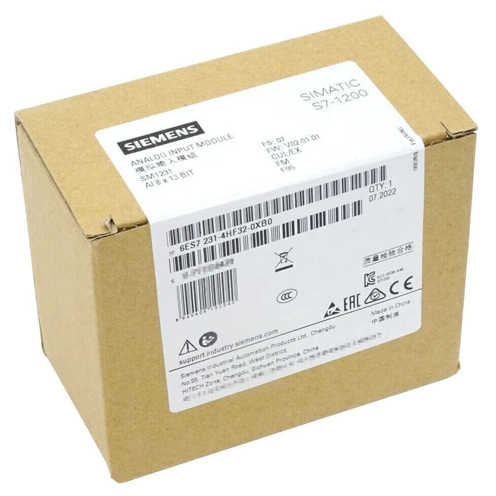 1PC New 6ES7231-4HF32-0XB0 Siemens 6ES7 231-4HF32-0XB0 Analog Input Module.