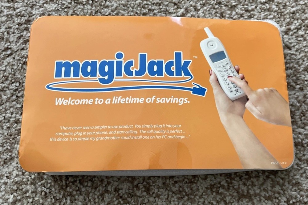 2 MAGIC JACK Telephone System Device As Seen On TV #A921 w/USB