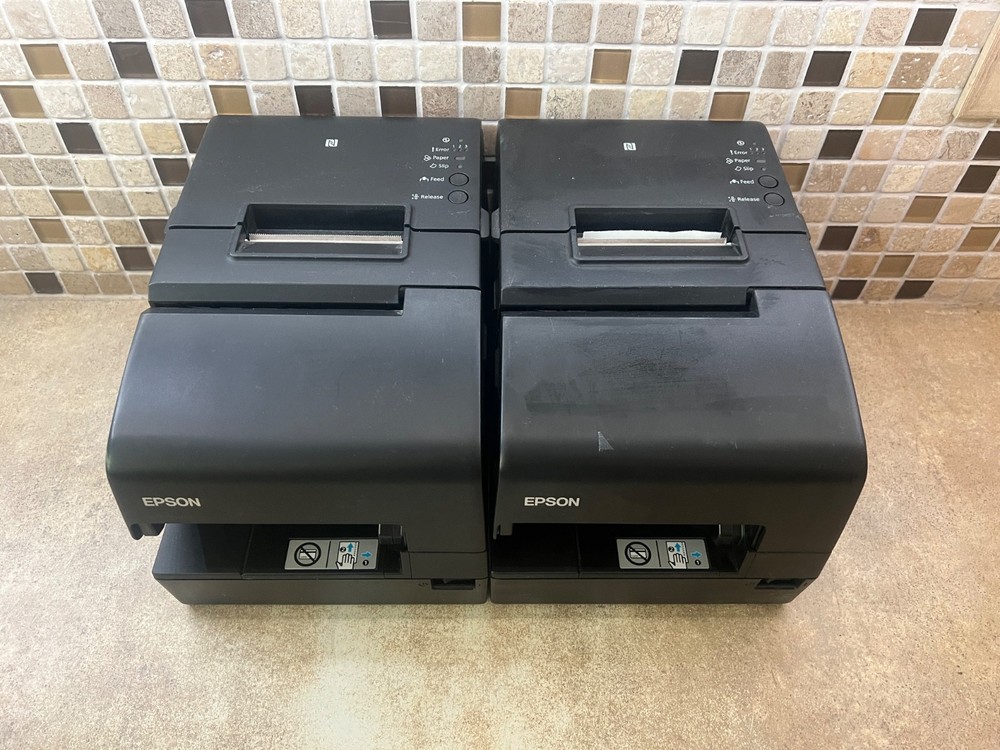 Epson TM-H6000V M253B Direct Thermal Receipt Printer Check Reader