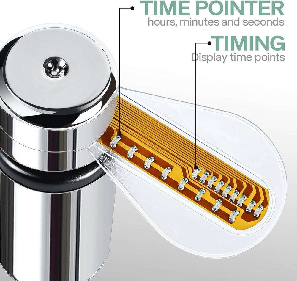 LED USB Clock Fan with Real-Time Display – Cool Xmas Gadget