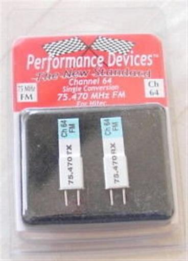 Hitec 75Mhz FM Crystal Set - Channel 64