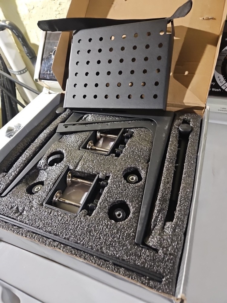 Portable Folding Adjustable DJ Laptop Stand w/ Removable Sub Tray