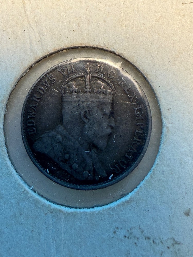 1905 Canada 5 cent silver coin