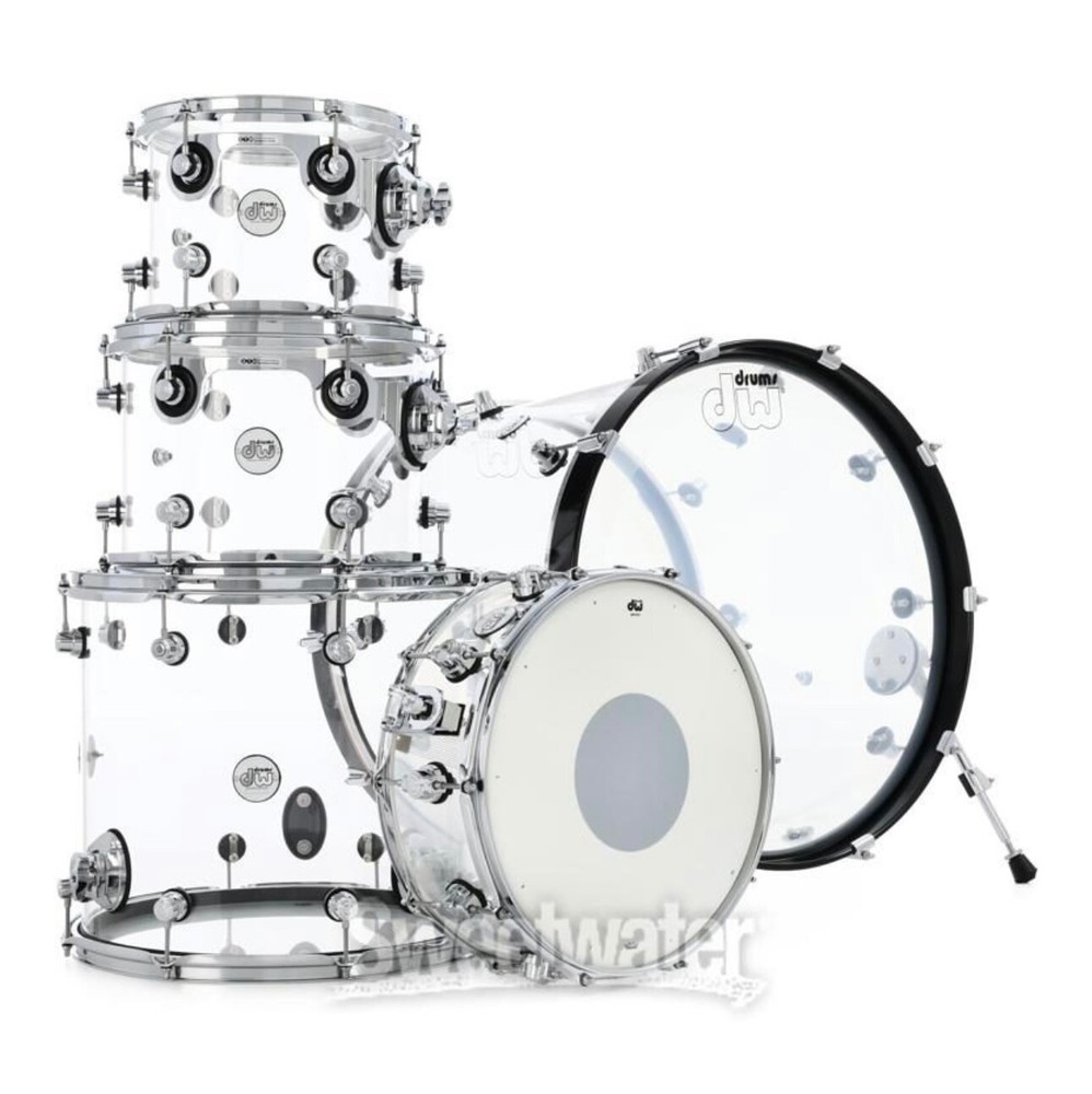 ANDY MINEO'S dw acrylic drum set 