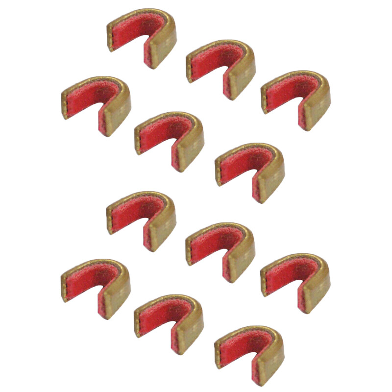 12pcs Archery String Nocking Points Brass Buckle Clips Nock Bow String Protector