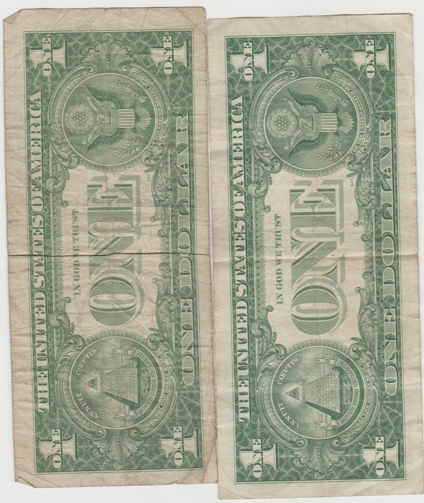 2 1957-1-A -1-B Series Silver Certificates