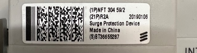 NFT 304 59/2 Ericsson Surge Protection Device