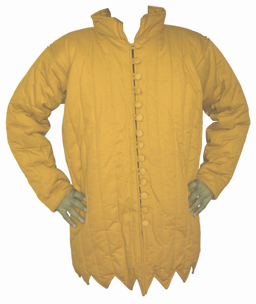Thick Padded Zig Zag Design Gambeson ABS