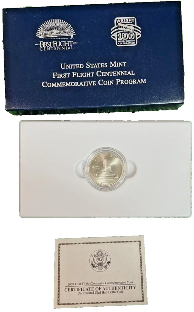 2003 First Flight Centennial Commemorative Clad Half Dollar