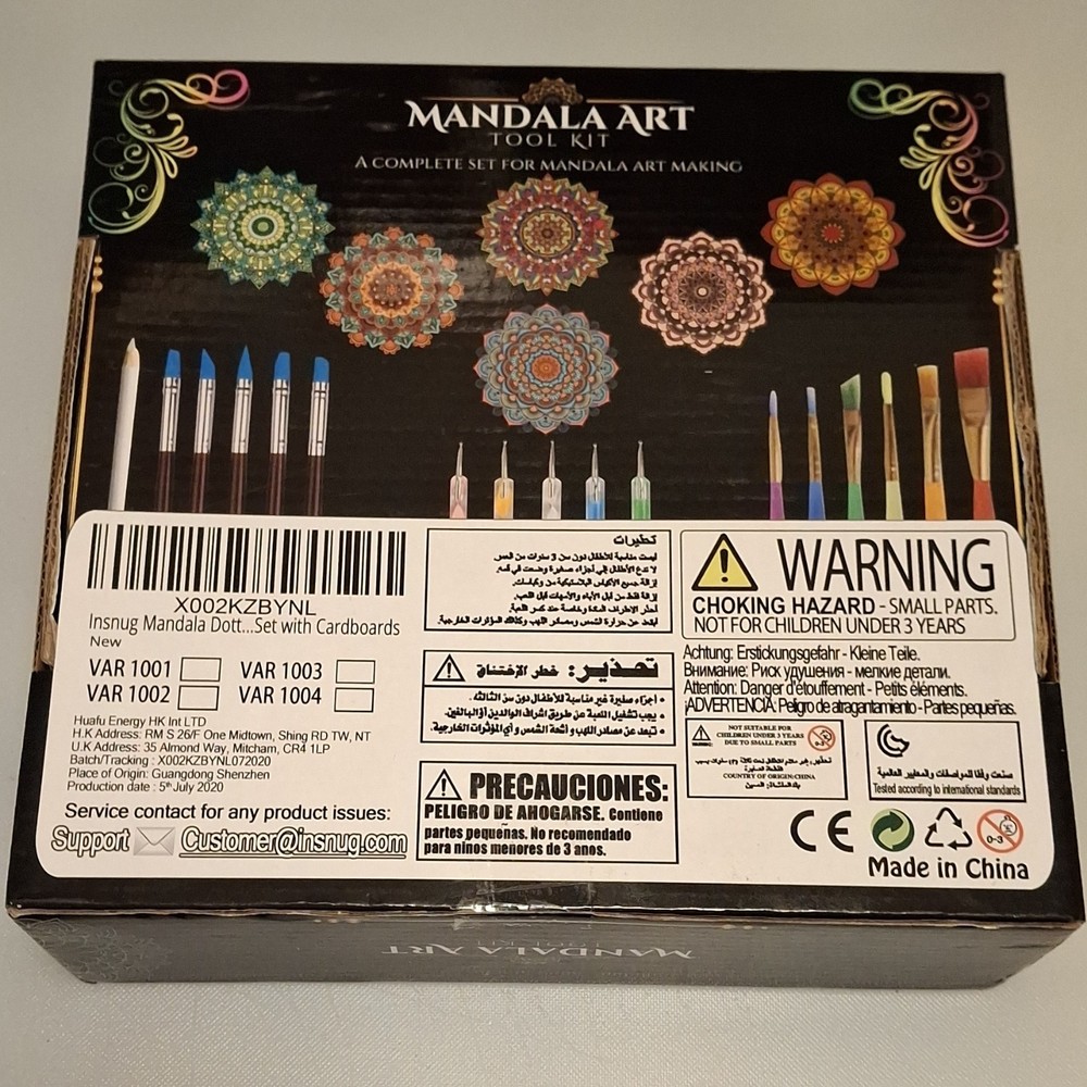 Insung Mandala Art Tool Kit Complete Set with Tools & Accessories