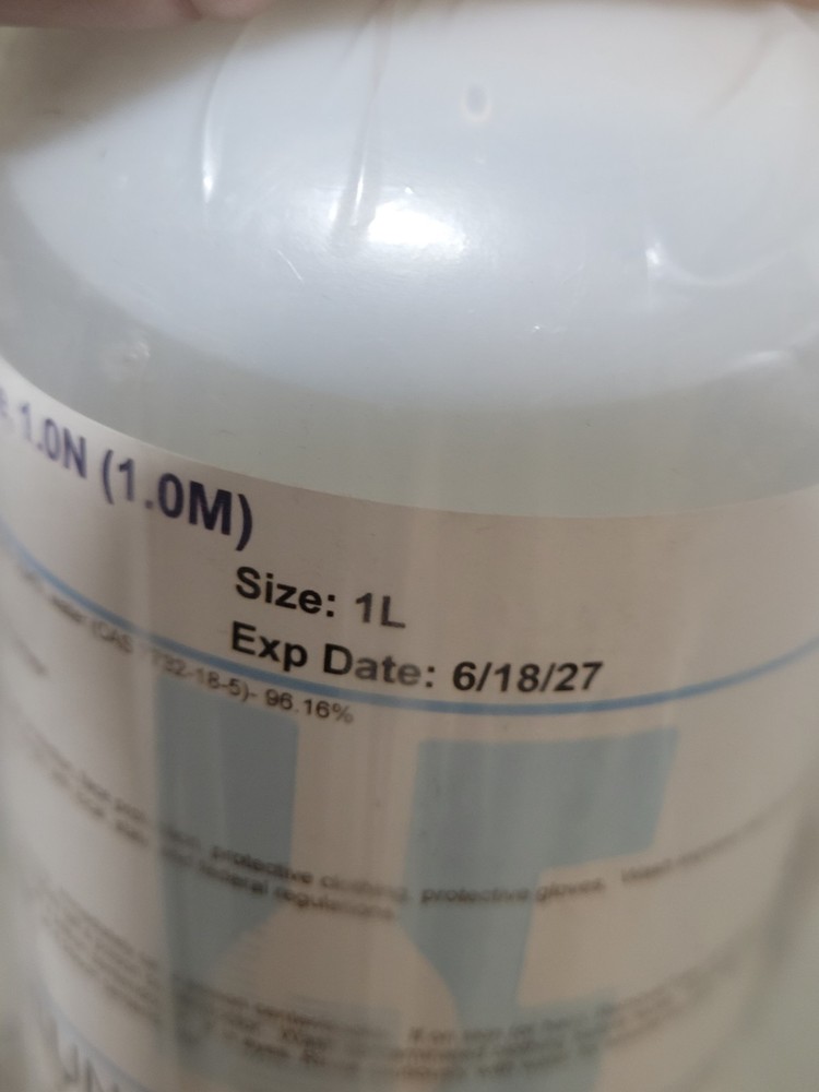 x6 1.0M Sodium Hydroxide Solution, Laboratory Grade, Industrial & Educational...