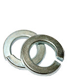 1" Regular Split Lock Washers, Zinc Cr+3, 25 Pack