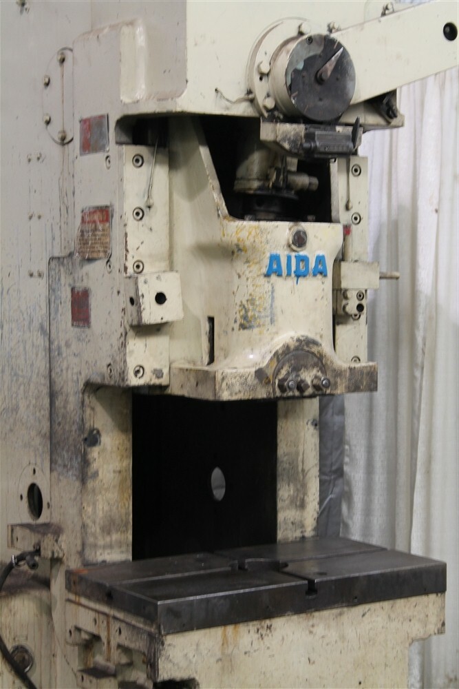 55 TON AIDA MODEL #PC-5(2) SINGLE CRANK GAP FRAME PRESS: YODER #59295