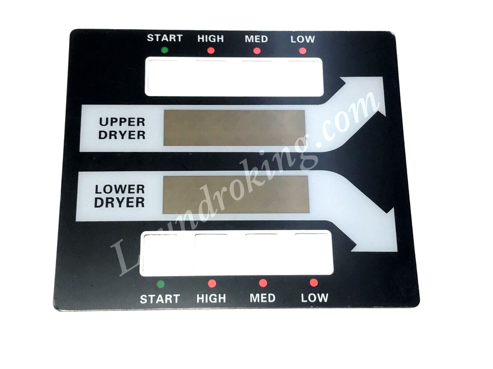 9435-038-001 Dexter Stack Dryer Computer Overlay