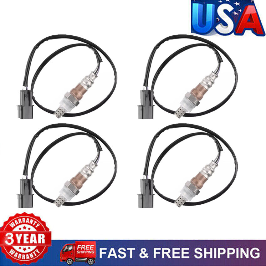 4pcs Up+Downstream Oxygen Sensor for Hyundai 2011-2016 Equus 2009-2016 Genesis