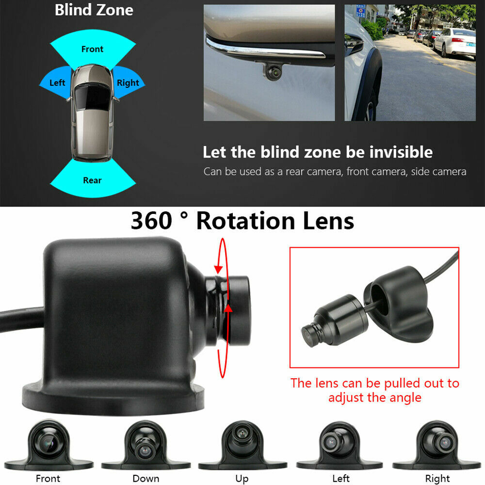 Car CCD Front View / Side view Left Right View Camera Night Vision Waterproof HD