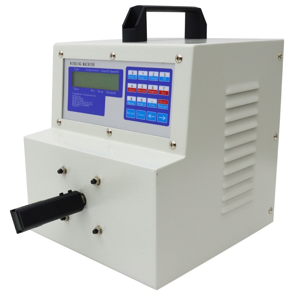 110V Wire Twisting Machine High-Speed Automatic Cable Winding w/LCD Display