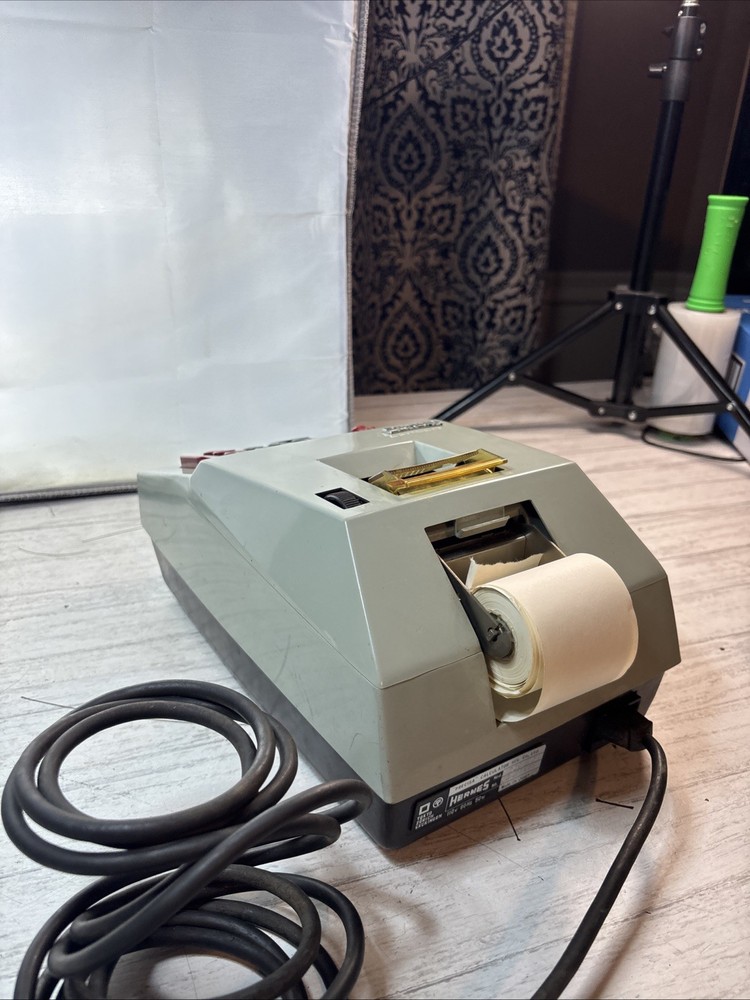 Hermes Precisa Adding Machine Green