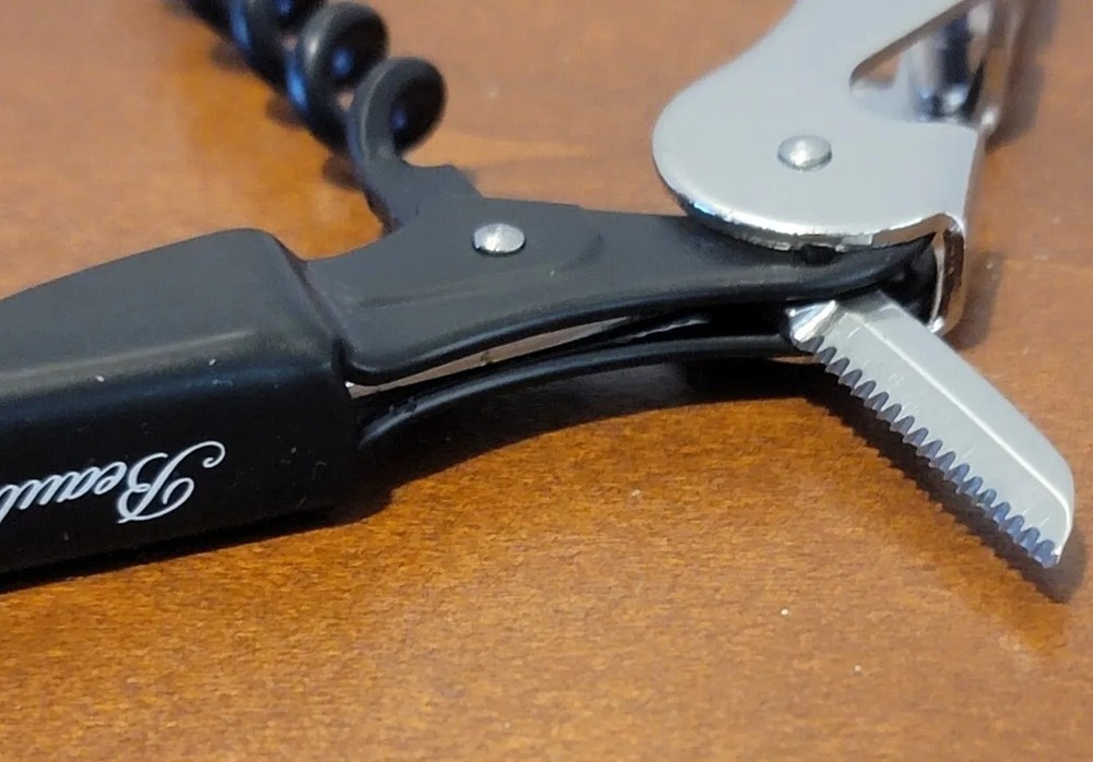 Bar Key Pulltaps Double-Hinged Corkscrew BV Beaulieu Vineyards Wine Opener