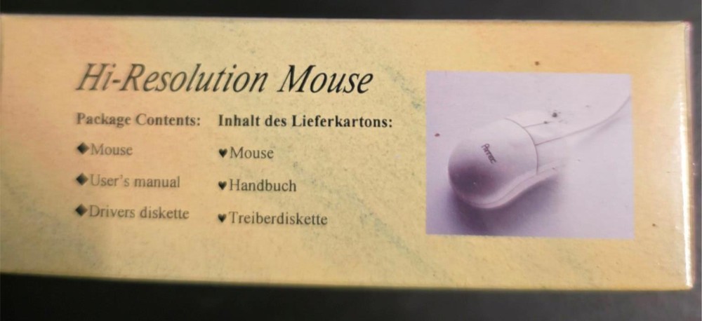 Artec AM820 3-Button Serial Mouse