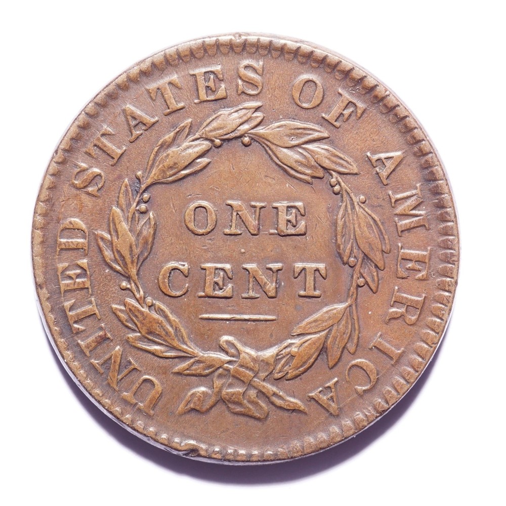 1833 Large Cent Coronet Head