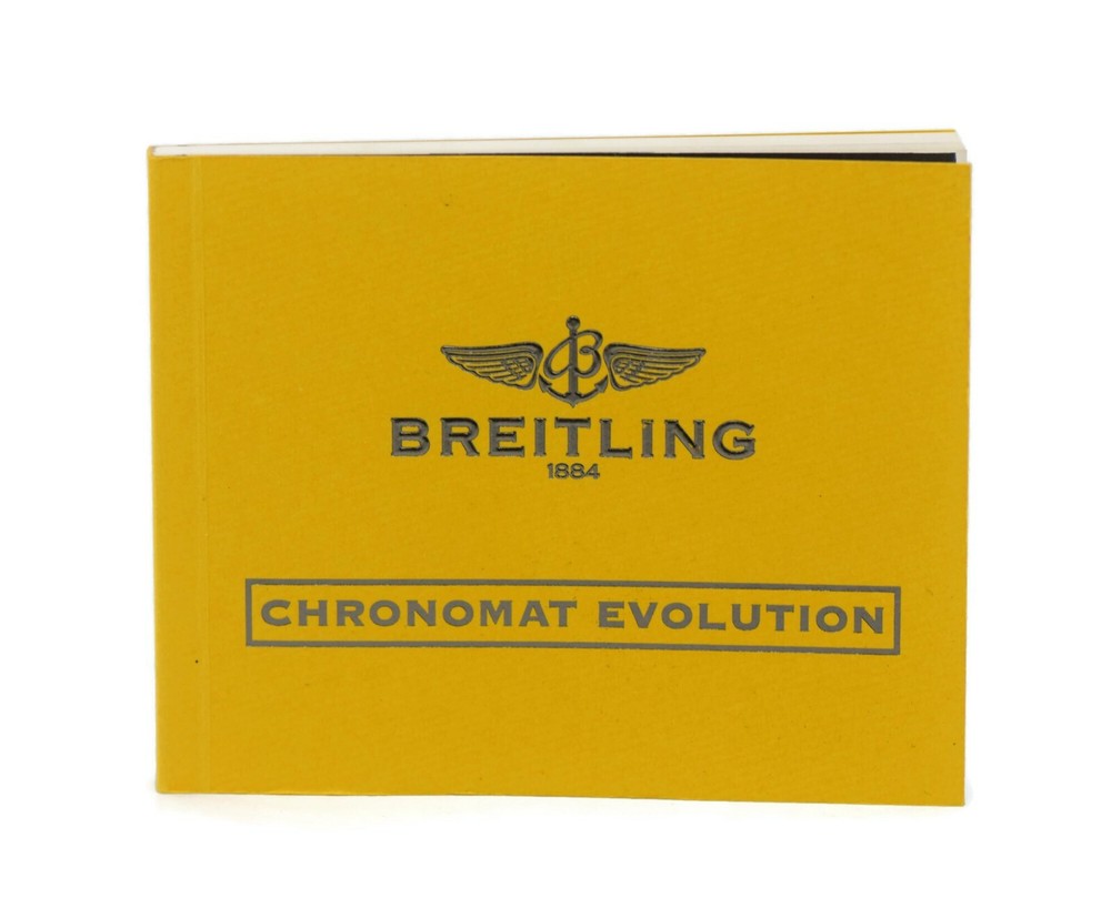 Breitling Chronomat Evolution Booklet Manual